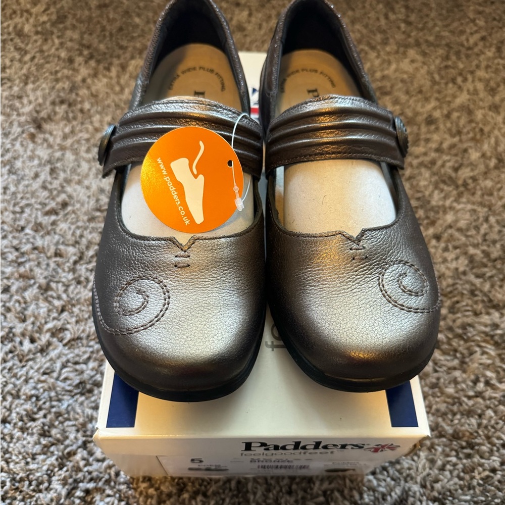 NEW: Padder’s feel good feet “poem” Mary Jane women’s shoes, size 7.5